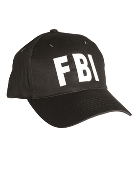 Бейсболка FBI Black