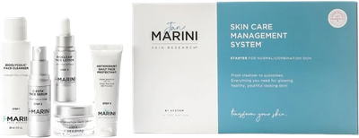 Zestaw do pielęgnacji skóry Jan Marini Krem na dzień SPF 30 28 g + Krem do twarzy 14 g + Tonik 15 ml + Serum C-Esta 15 ml + Żel oczyszczający 89 ml (0814924012328)