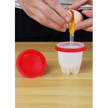 Формы для варки яиц, силиконовые Silicone Egg Boil набор для варки без скорлупы 6 шт. 6FM69GX6R6