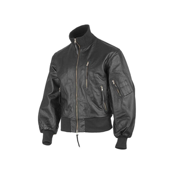 Куртка льотна шкіряна Бундесвер 52 Black