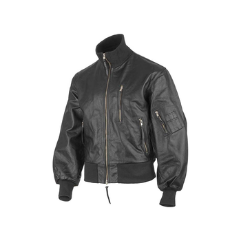 Куртка льотна шкіряна Бундесвер 56 Black