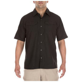 Рубашка тактическая с коротким рукавом 5.11 Freedom Flex Woven S/S 2XL Black