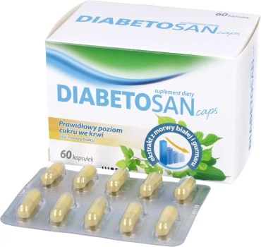 Дієтична добавка Diabetosan Caps 60 капсул (5900956800950)