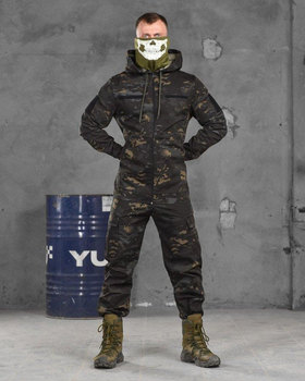 Тактичний костюм Muraena чорний мультикам ВТ1009 2XL