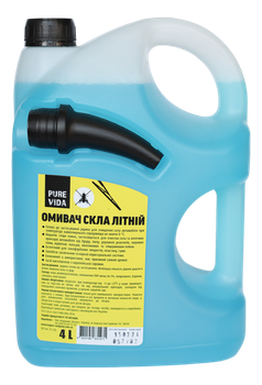 Омыватель стекла летний Pure Vida 4 л чайное дерево канистра с лейкой