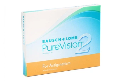 Purevision 2 FOR ASTIGMATISM (Упаковка 3 шт) 1 месяц Контактные Линзы пурвижн