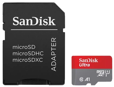 Карта пам'яті SanDisk Ultra MicroSDXC UHS-I 64GB + adapter SD (SDSQUAB-064G-GN6IA)