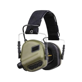Активні захисні навушники Earmor M31 MOD3 (FG) Olive (EM-M31-M3-OL)