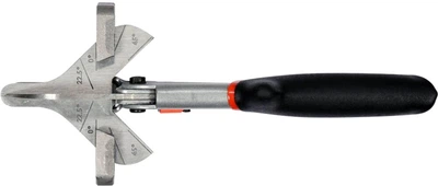 Nożyczki do plastiku, gumy, winylu YATO: dł. 245 mm, do cięcia pod kątem 22,5° i 45°, CrV YT-18960 (5906083064388)