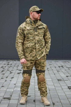 Тактичний костюм Парка Убакс Тактичні штани з наколінниками кепка колір Піксель ріп-стоп XL