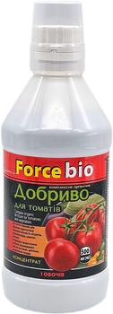 Удобрение концентрат Force Bio комплексное органическое для томатов и овощей 500 мл (4820214192713)
