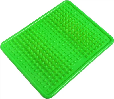 Массажный ортопедический коврик для стоп EasyFit Acupoint EF-2752 35х27.5 см с шипами Зеленый (56003138)