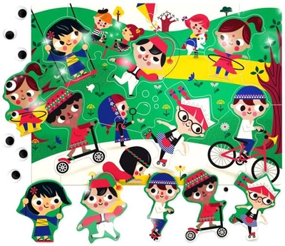 Puzzle Lisciani Ludattica Animated Puzzle Children of the World 16 elementów (8008324058044)