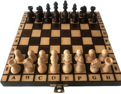 Кишенькові шахи Magiera Дерев'яні 20 см (5903292830278)