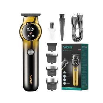 Машинка для стрижки аккумуляторная VGR V 989 от USB с LED 1200 мАч