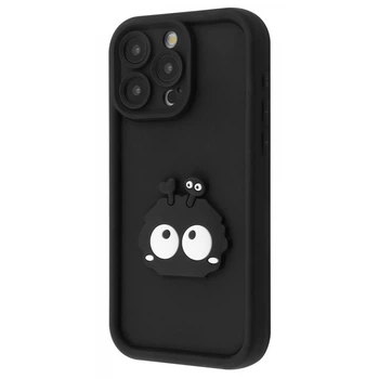 Чехол мультяшный с фигурками Pretty Things Case для Apple iPhone 15 Pro Black Eyes
