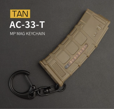 Брелок-Магазин Mil-Tec до автомату PMAG 5.56mm Койот AC-33-T