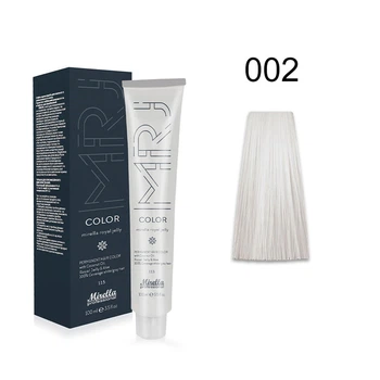 Краска для волос 002 серебристо-фиолетовый бустер Royal Jelly Color Mirella, 100 мл