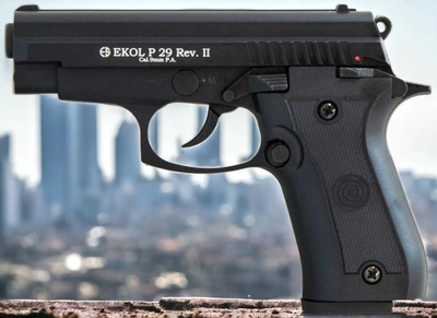 Стартовий шумовий пістолет Ekol P29 rev II Black (9 mm)