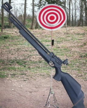 Пневматична гвинтівка (PCP) ZBROIA Sport (кал. 4,5 мм, чорний)