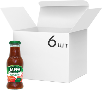 Упаковка соку Jaffa Томатний сік з сіллю ж/б 0.25 л х 6 шт. (4820003685631_4820192260992)