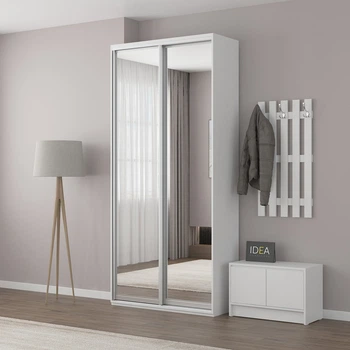 Шафа-купе IDEA серія 5 110 x 45 x 210 см Білий Дзеркало