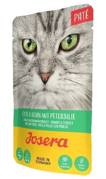 Консервированный корм Josera Cat Pate Duck and Chicken with Parsley Паштет для взрослых кошек с уткой, курицей и петрушкой 85 г (4032254750093)