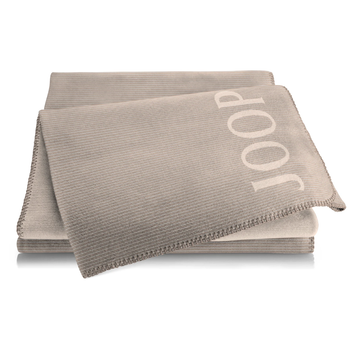 Бавовняний плед JOOP Touch SAND-NATUR 220x240 см молочно-пісочний
