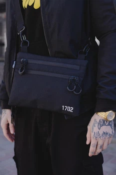 Чоловіча Сумка Через Плече Without Brick Reflective Black 427504334