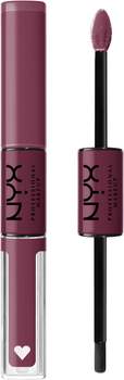 Pomadka z błyszczykiem do ust NYX Professional Makeup Shine Loud 09 Make It Work 2x3.4 ml (800897207274)