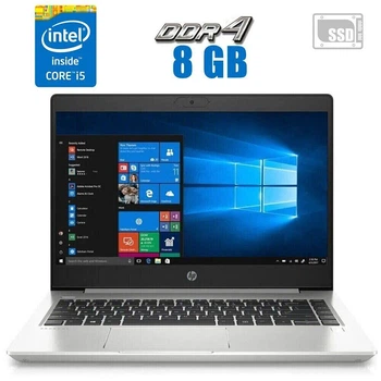 Ультрабук HP ProBook 640 G4 / 14" (1920x1080) IPS / Intel Core i5-8250U (4 (8) ядра по 1.6 - 3.4 GHz) / 8 GB DDR4 / 240 GB SSD / Intel UHD Graphics 620 / WebCam б/у