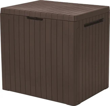 Ящик садовий для зберігання 57,8 х44х55 см City Box 113 л Коричневий (7290112631282)