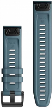Ремінець Garmin QuickFit для Fenix 6 22 мм Lakeside Blue (753759233150)