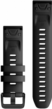 Ремінець Garmin QuickFit для Fenix 6S 20 мм Black (753759239657)