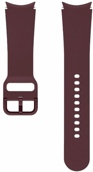 Ремінець Samsung Sport Band для Galaxy Watch 4 20 мм M / L Burgundy (8806094319859)