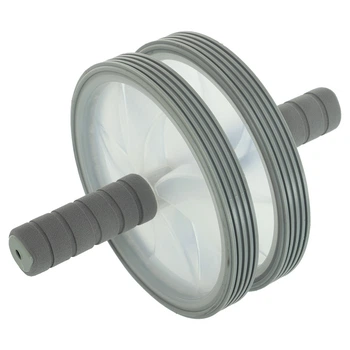 Колесо для пресса двойное ролик для пресса Zelart Fit 7146 Grey-Light Grey