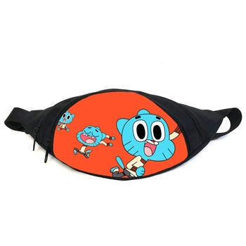 Поясная сумка бананка Удивительный мир Гамбола (GB-G 021) Gear Bag черная