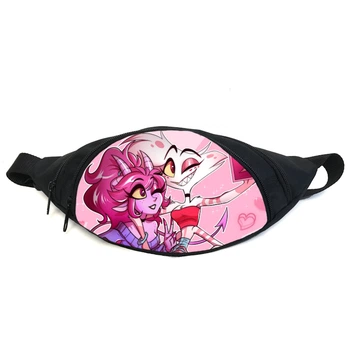 Поясная сумка бананка Отель Хазбин (GB-HH 014) Gear Bag черная