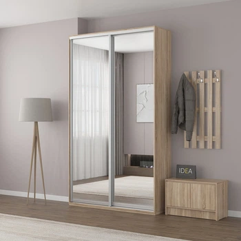 Шафа-купе IDEA серія 1 140 x 60 x 240 см Дуб сонома Дзеркало