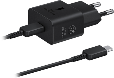 Ładowarka sieciowa Samsung 25W Type-C Cable Black (EP-T2510XBEGEU)