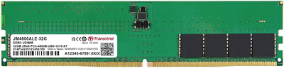 Оперативна пам'ять Transcend DDR5-4800 32768MB PC5-38400 1Rx8 2Gx8 (JM4800ALE-32G)