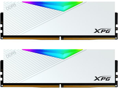 Оперативна пам'ять ADATA DDR5-5600 32768MB PC5-44800 (Kit of 2x16384) XPG Lancer White (AX5U5600C3616G-DCLARWH)