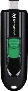 Флеш пам'ять USB Transcend JetFlash 790C 512Gb USB Type-C Black/Green (TS512GJF790C)