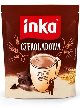 Злаковый кофе-напиток INKA с шоколадом натуральный безопасный для детей Czekoladowa 200 г