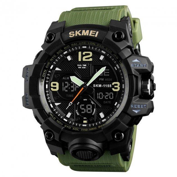Часы наручные мужские SKMEI 1155BAG (Army green)