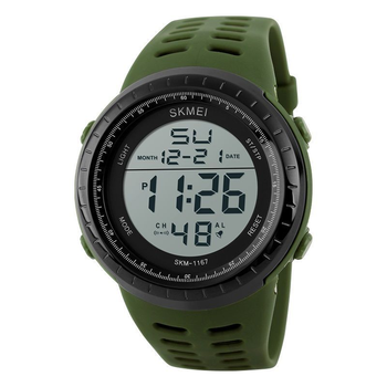 Часы наручные мужские SKMEI 1167AG (Army Green)