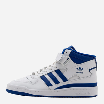 Sneakersy męskie skórzane adidas Forum Mid FY4976 42 Białe (4064037285126)