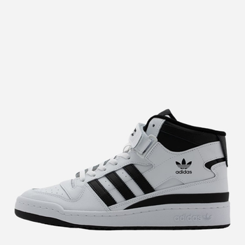 Sneakersy męskie skórzane adidas Forum Mid FY7939 42 Czarne (4064037292636)