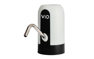 Помпа электрическая ViO E7 черно-белая на бутыль