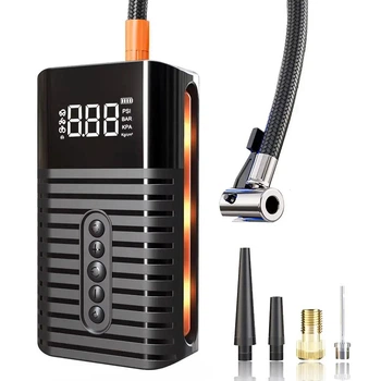 Автокомпресор автомобільний бездротовий Repower D29 150 PSI, чорний